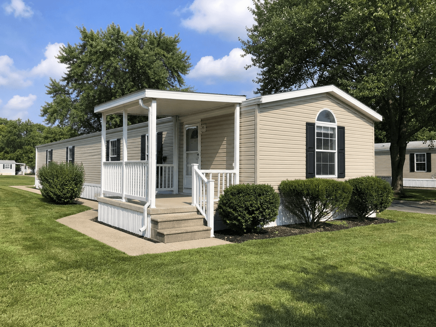 Exterior of Maple Grove 14 manufactured home