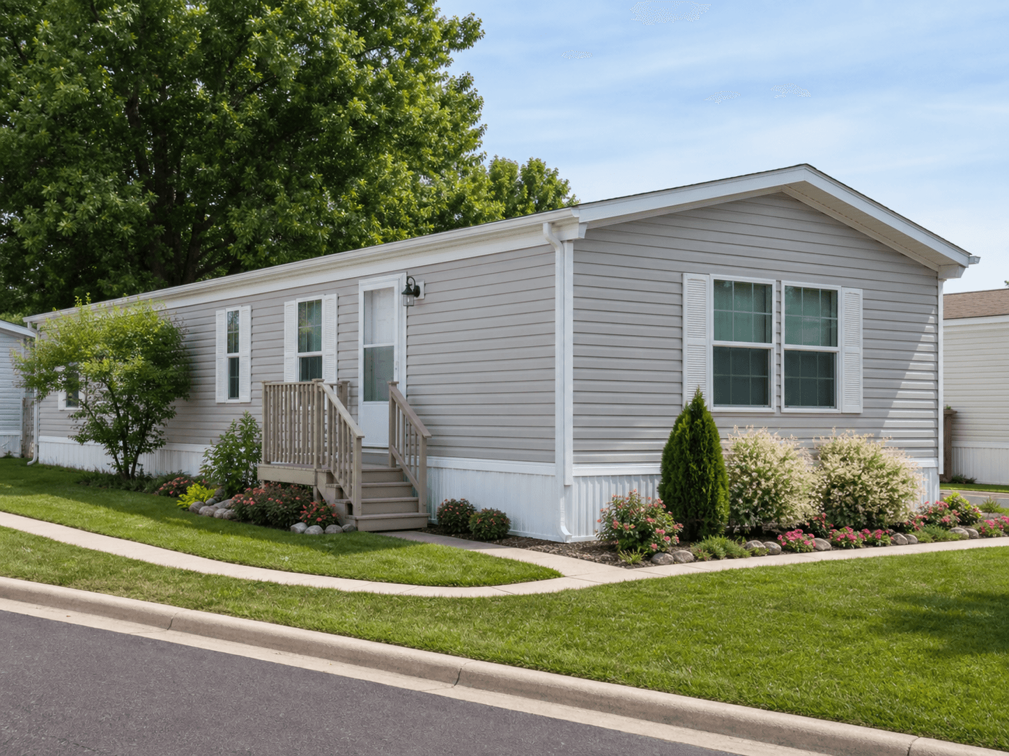 Exterior of Oak Meadow 22 manufactured home